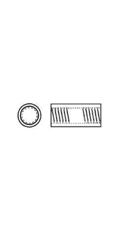 6-32 x 1″ Tapped Spacer 1/4″ OD Phenolic Threaded Fastener C34010