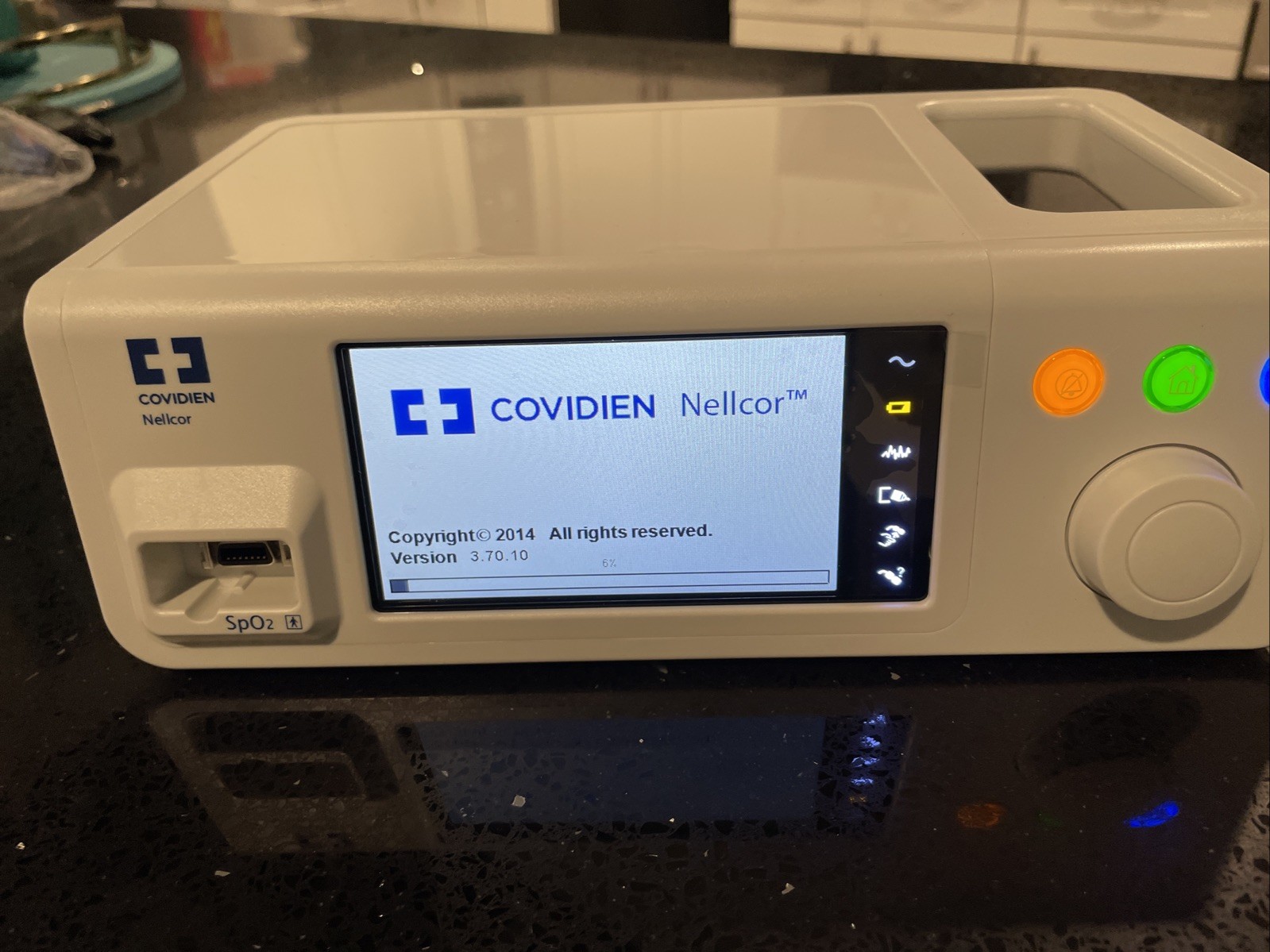 Covidien Nellcor PM100N SpO2 Bedside System Power Cord Included