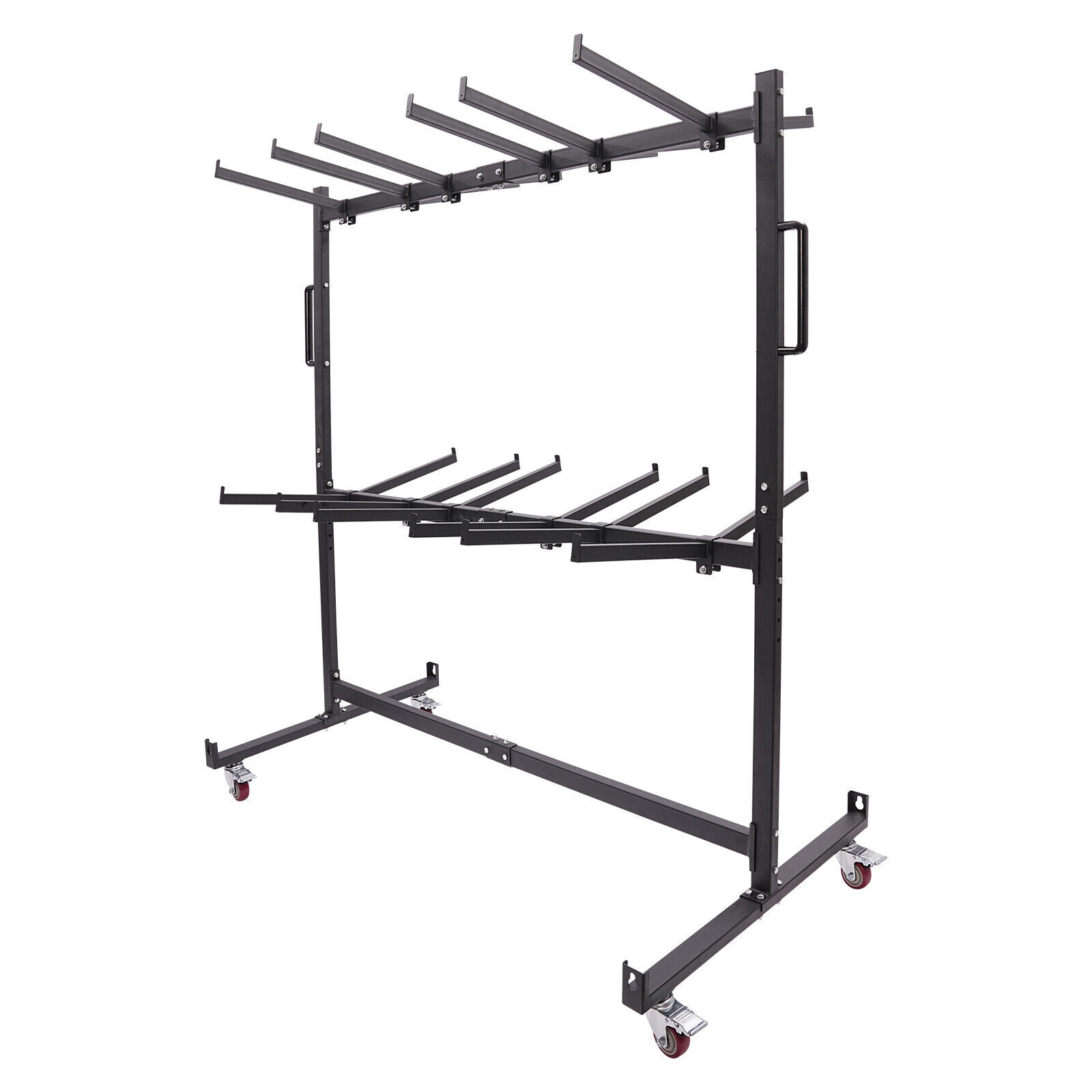 Folding Chair Rack Dolly Cart Table Storage Rack Desk Chairs Cart Trolley