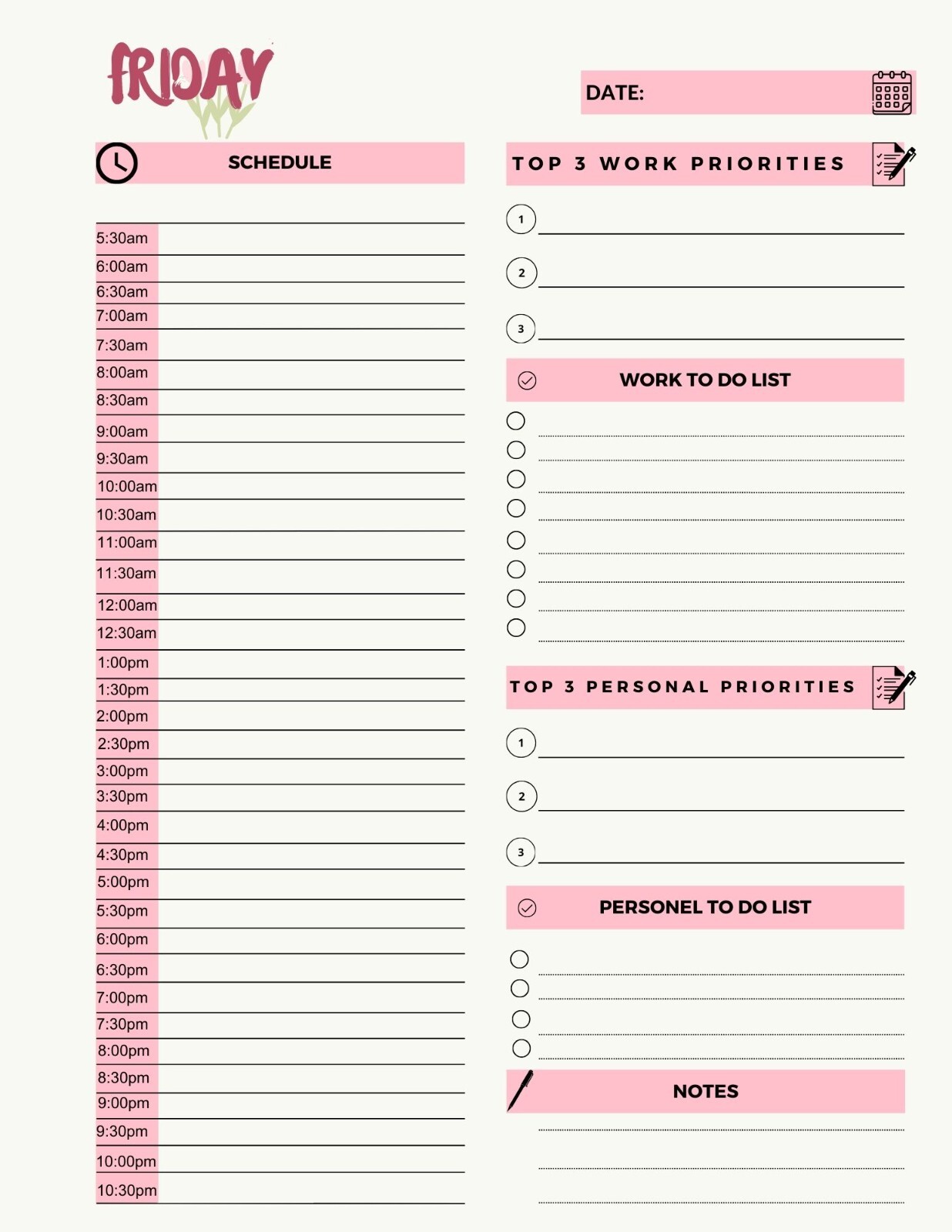 Digital Planner | Work From Home Goodnotes iPad Planner Digital Journal Pdf