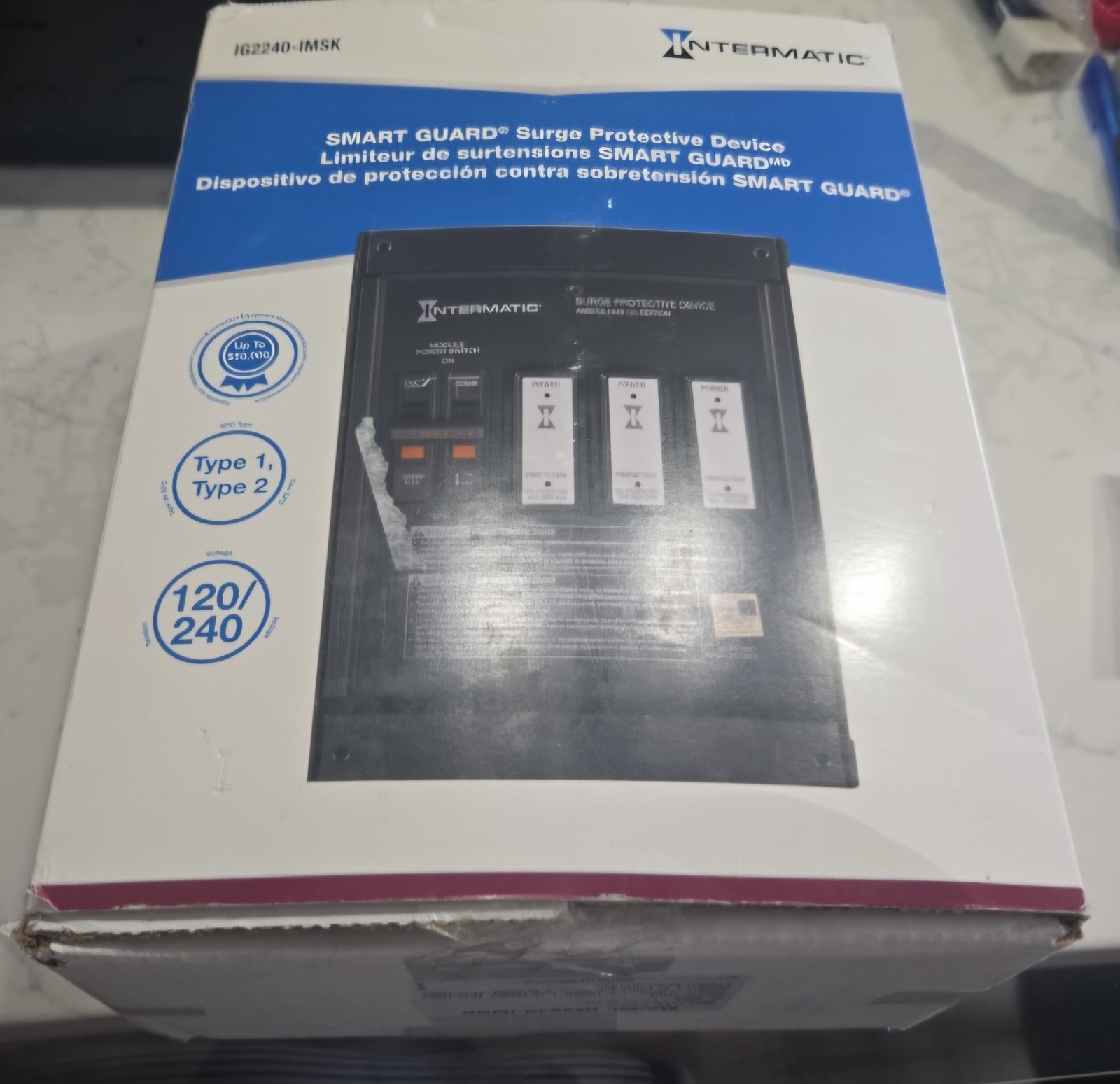 Intermatic IG2240-IMSK Surge Protective Device 120-240 VAC