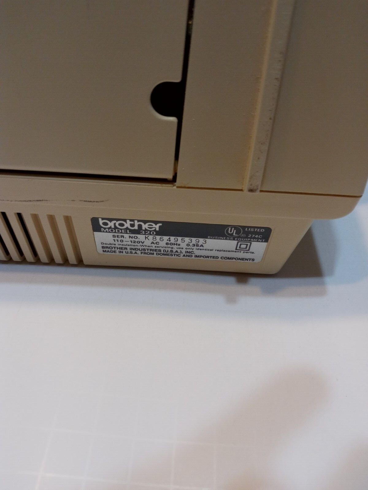 Brother Correctronic 320 Electronic Word Processor Typewriter Model SK-100