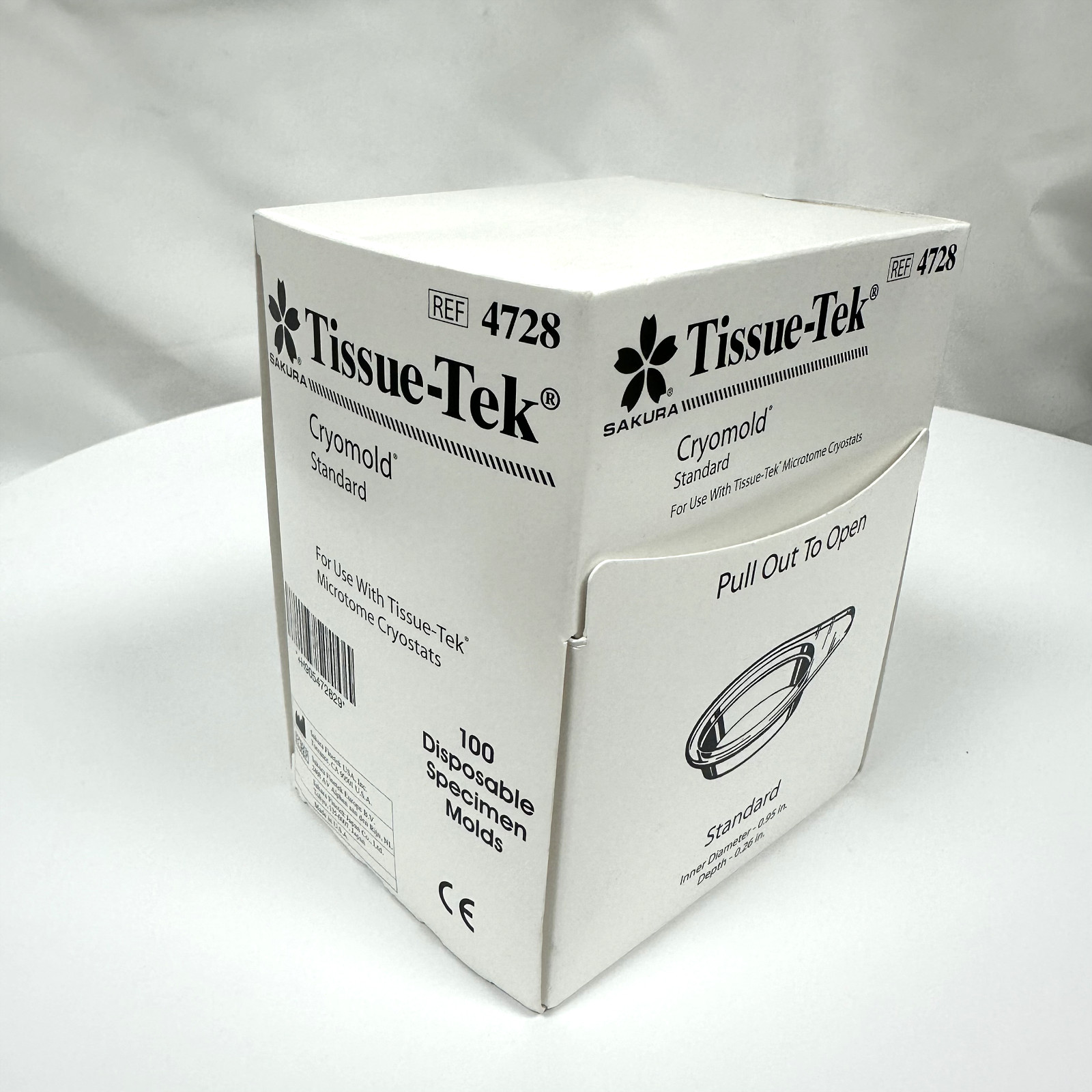 New, Sakura Cryomold® Standard #4728, 24 mm Inner Diameter, 100 per Pack
