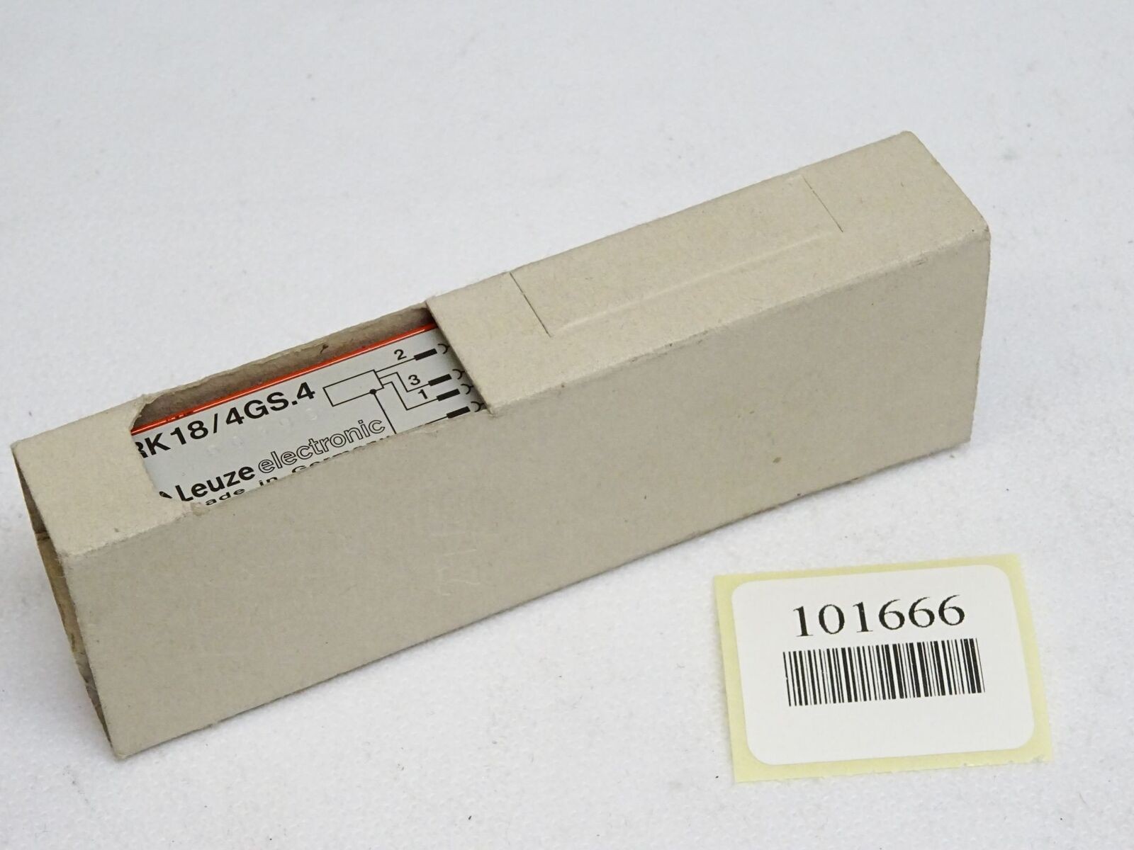 Leuze electronic retro-reflective sensor RK18/4 GS.4 50011241/new original packaging