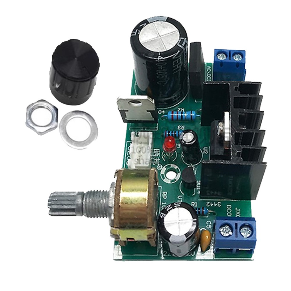 1x LM317 Adjustable Voltage Linear Regulator Step Down Module AC/DC to 5/12/ 24V
