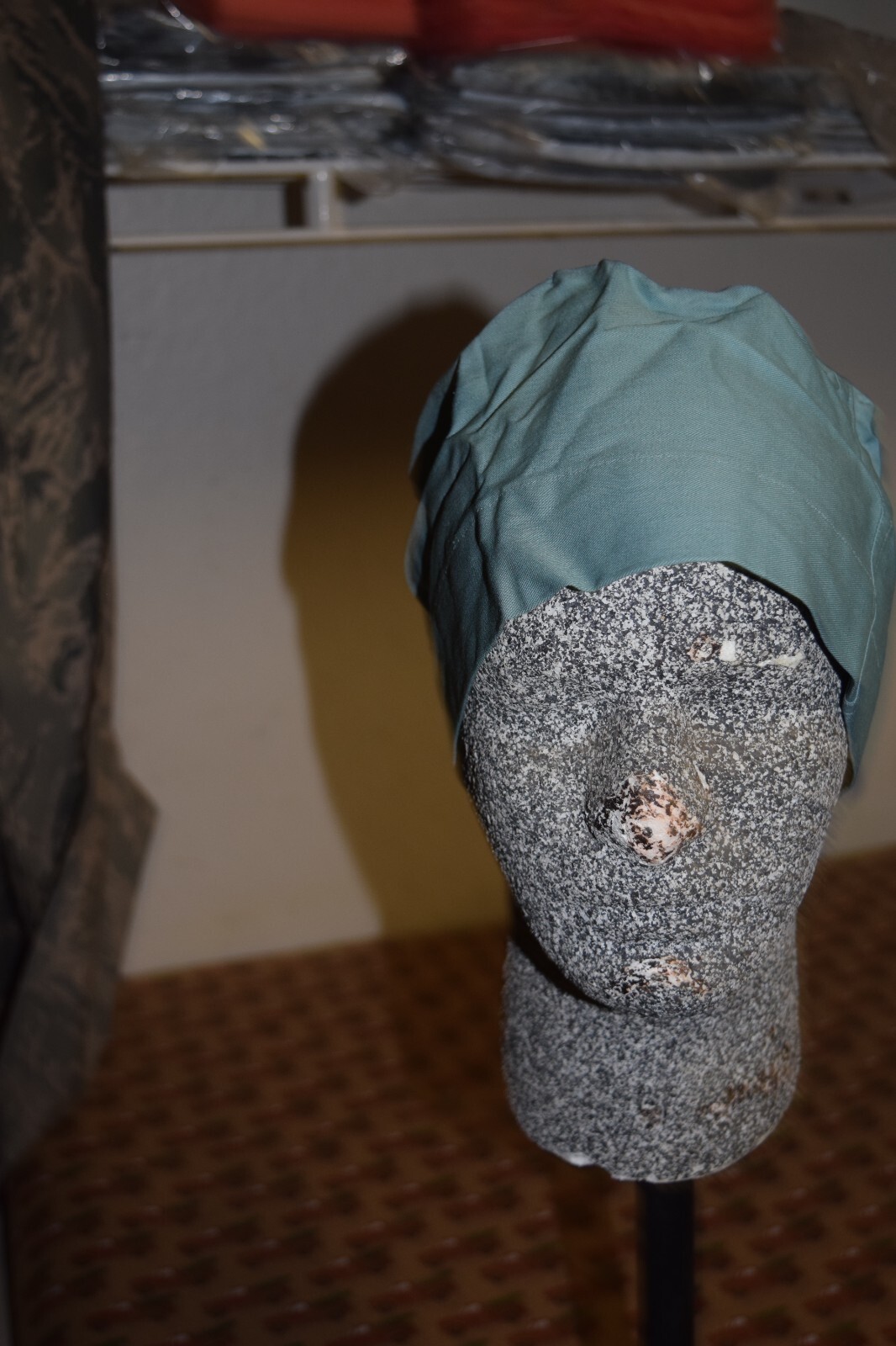 *1 vietnam military vintage medical cap operating surgical green LARGE