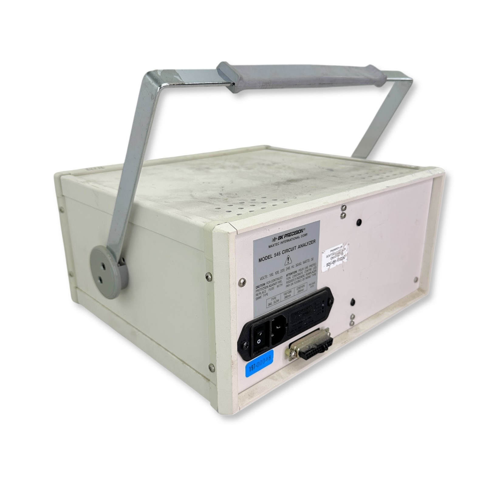 B&K Precision Model 545 Circuit Analyzer Component Tester – Lab Equipment