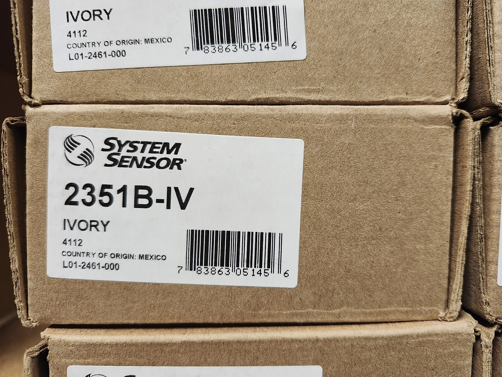 Smoke Detector Head, Addressable, Photo, Ivory, System Sensor Model #2351B-IV