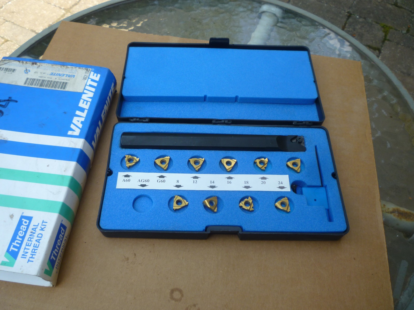 Valenite Internal Threading Set 1 Miissing Insert
