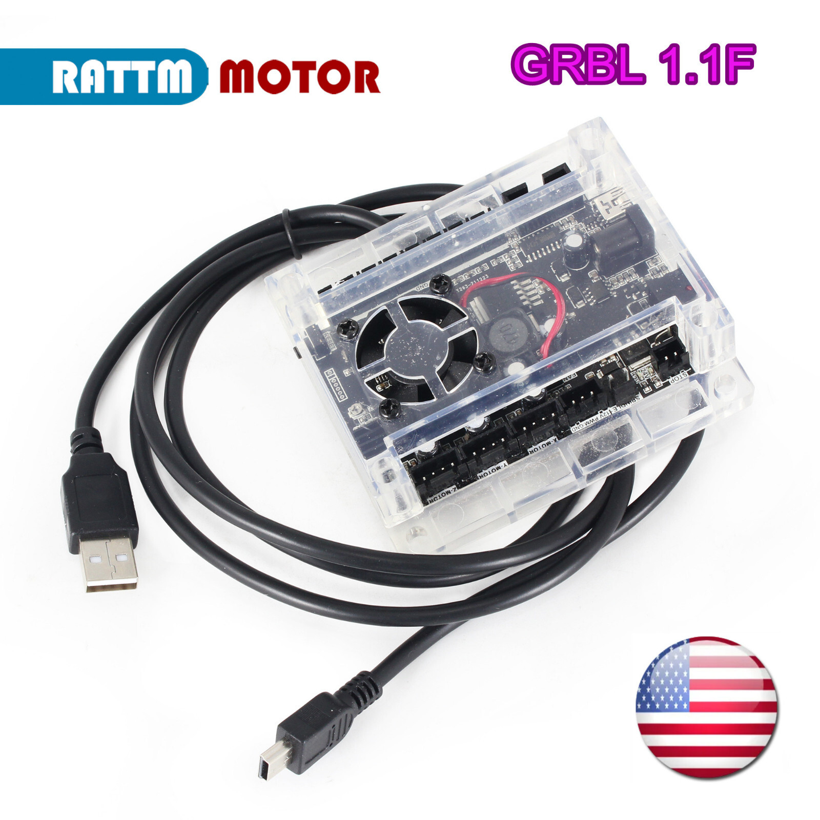 【US】GRBL 1.1F Controller Board CNC Router Engraver Machine 3018 PRO Control Card
