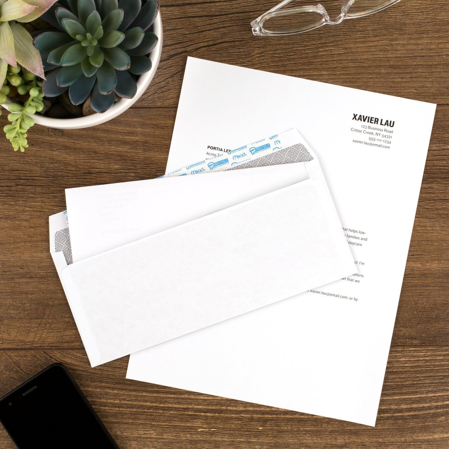Reliable Self-Adhesive Security Envelopes 4-1/8″ x 9-1/2″ – 500 Count Value Pack