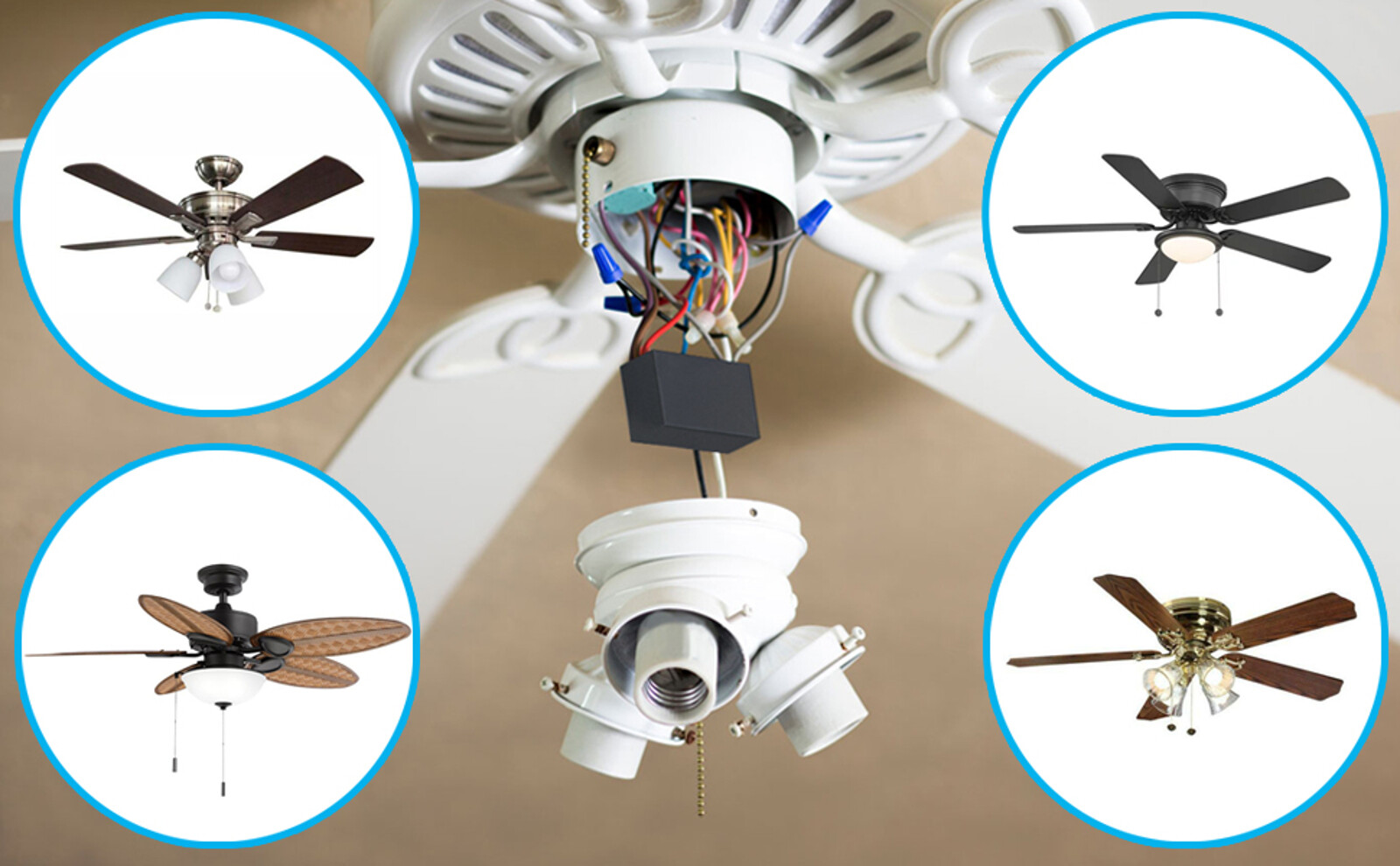CBB61 250VAC Replacement Motor Capacitor for Hampton Bay Ceiling Fan (41 Models)