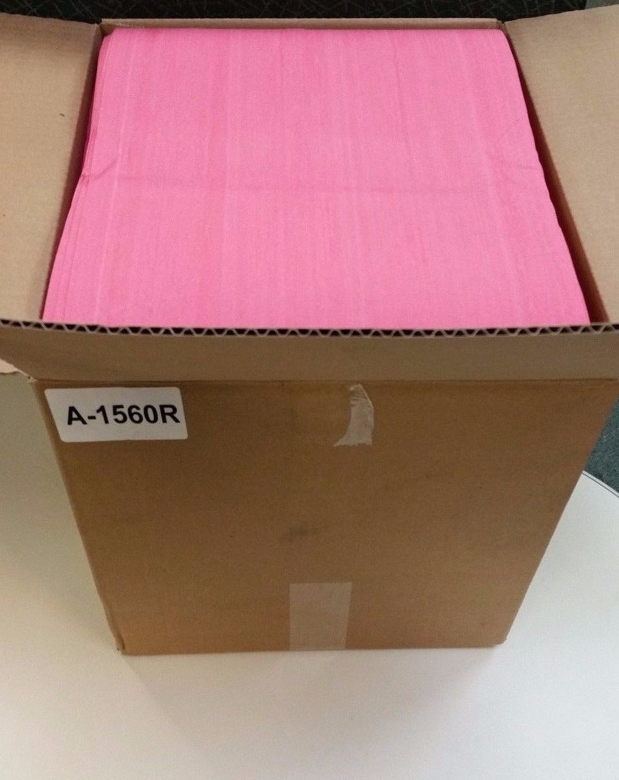 A1560R RED FLAT PACK PAPER TOWEL 675 SHEETS PER ROLL – STRONGEST PAPER – X80