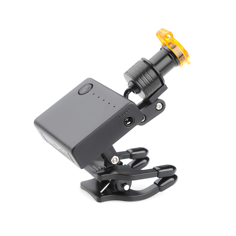 Dental 5W LED Wireless Head Light w/ Optical Filter for Loupes Glasses DY-013 US