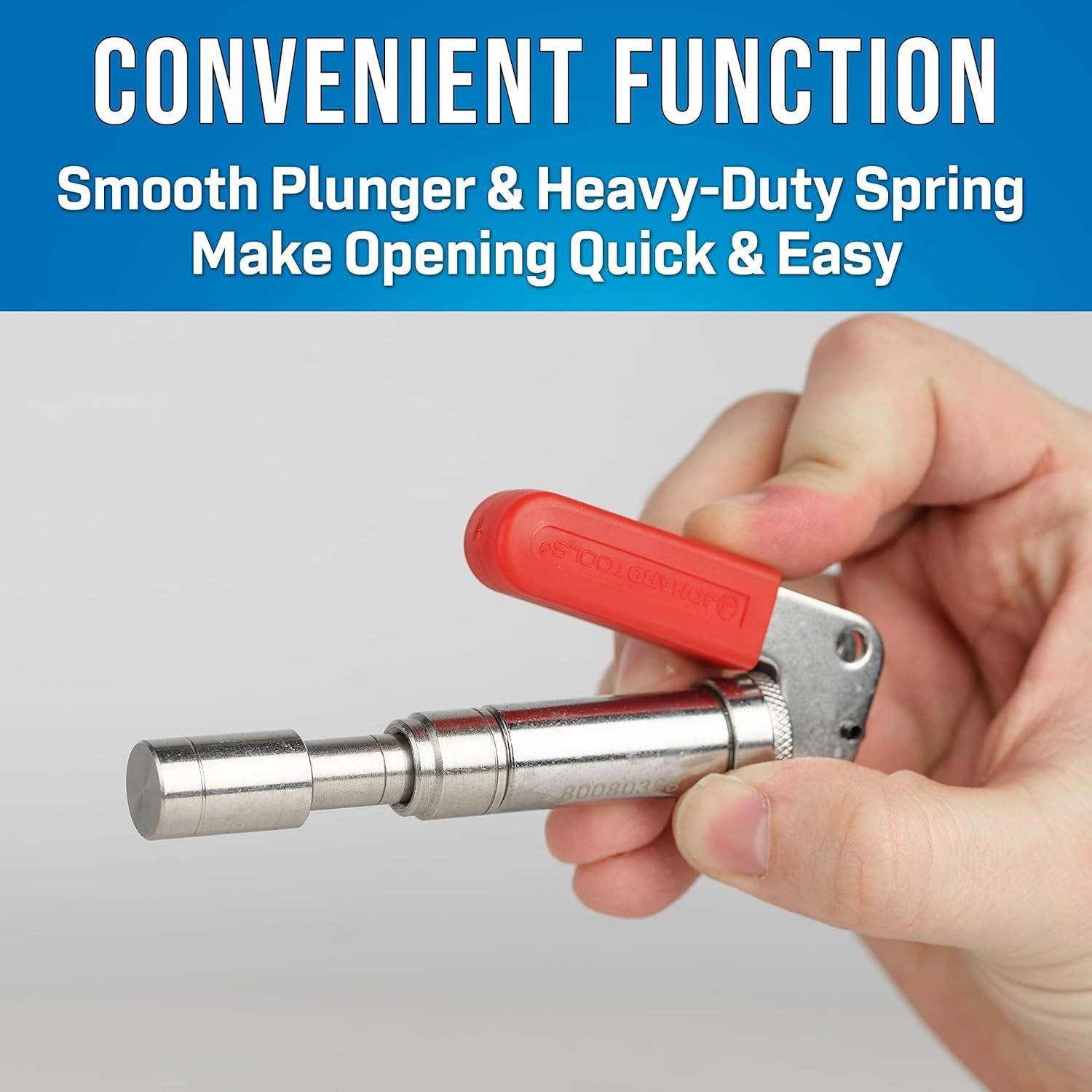 Steel Barrel Fastener Plunger Tool – 0.158” Inside Diameter