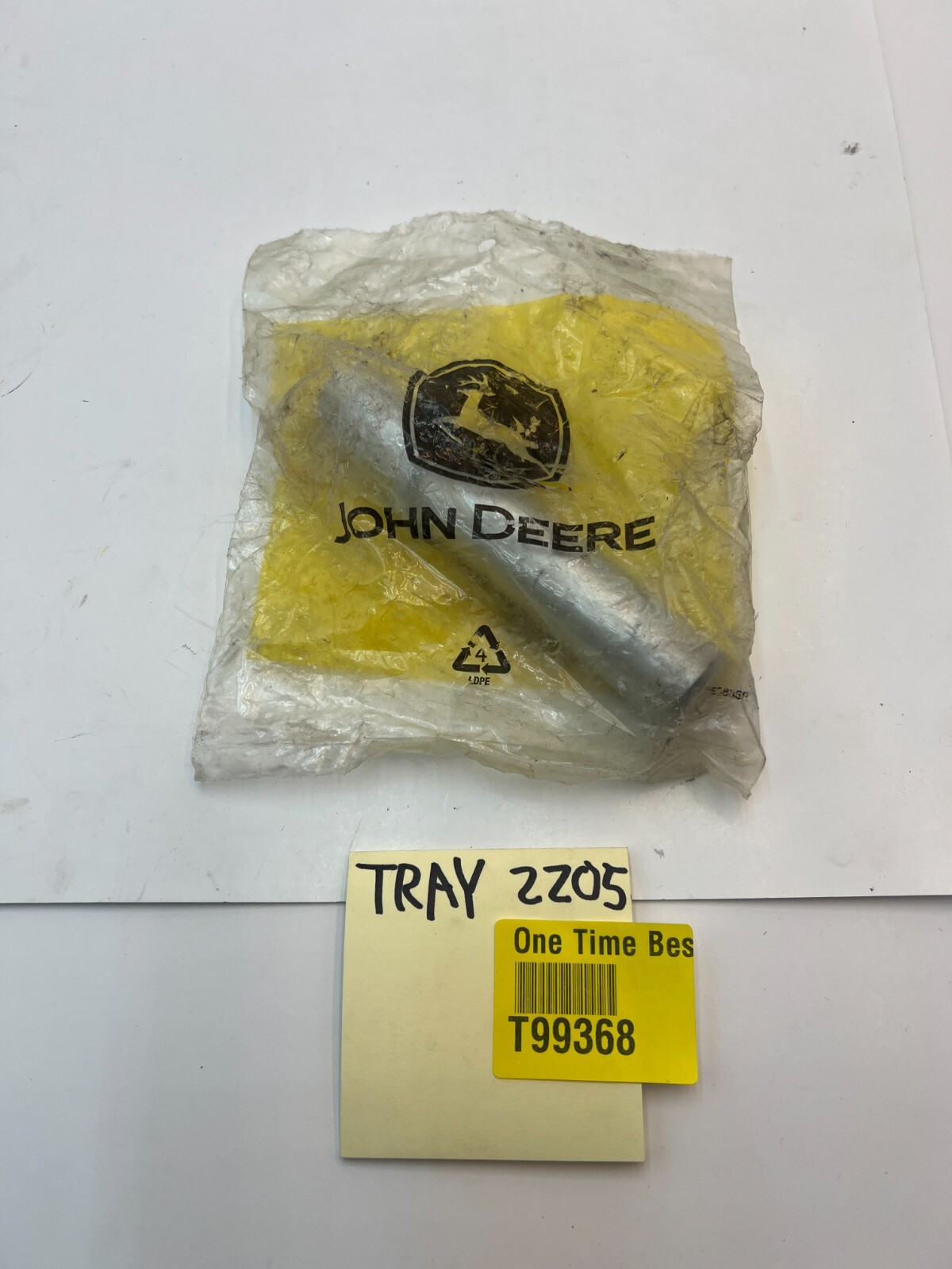 OEM John Deere TK550P Tooth Retention Pin Fastener, 5.8 in L x 1.5 in H, 1.44lb