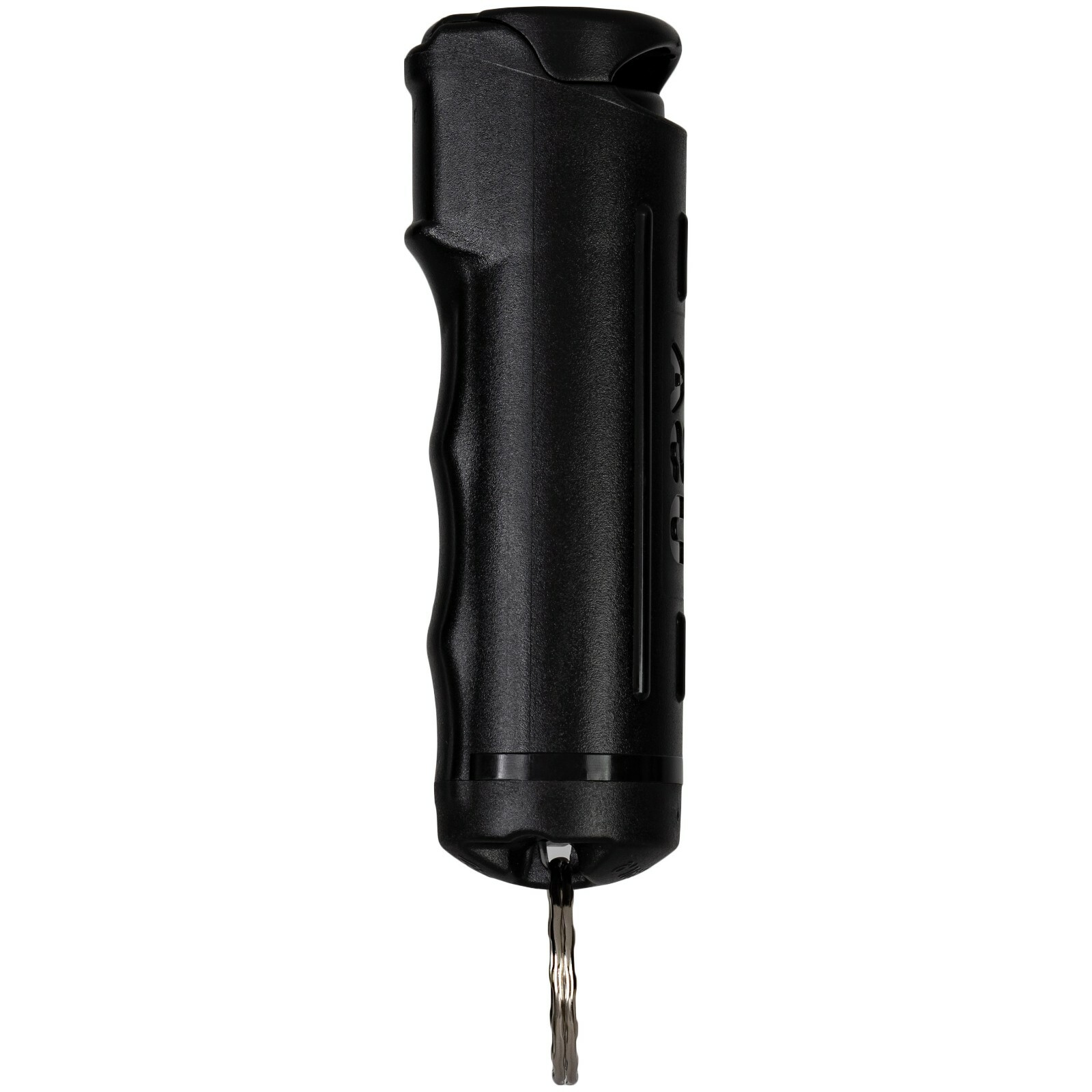 Police Magnum pepper spray .50oz black flip top keychain self defense protection