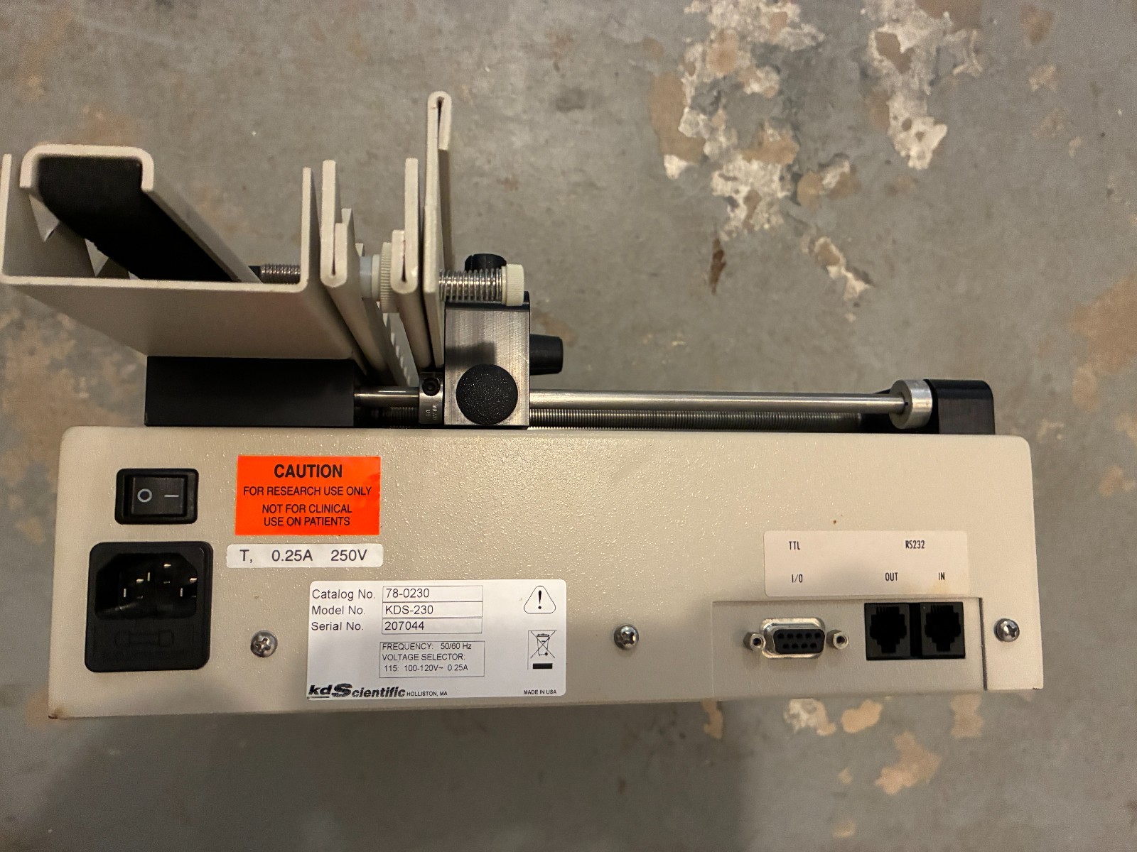 KD Scientific Digital 8 channel Multi-Syringe Pump Used Working