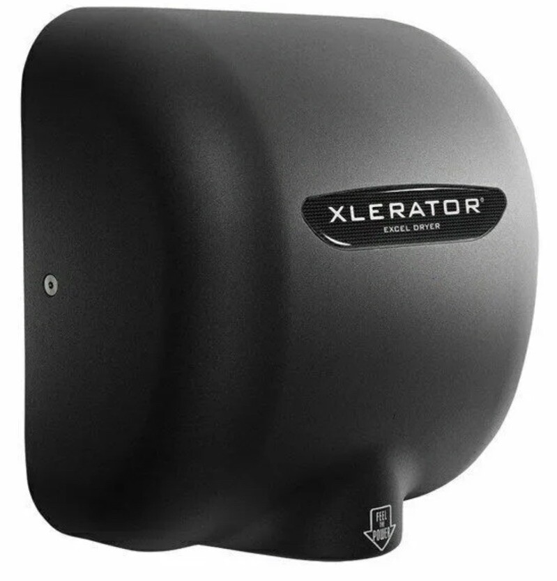 EXCEL XL-GRH HEPA FILTER XLERATOR HAND DRYER GRAPHITE 120v BATHROOM WALL AUTO
