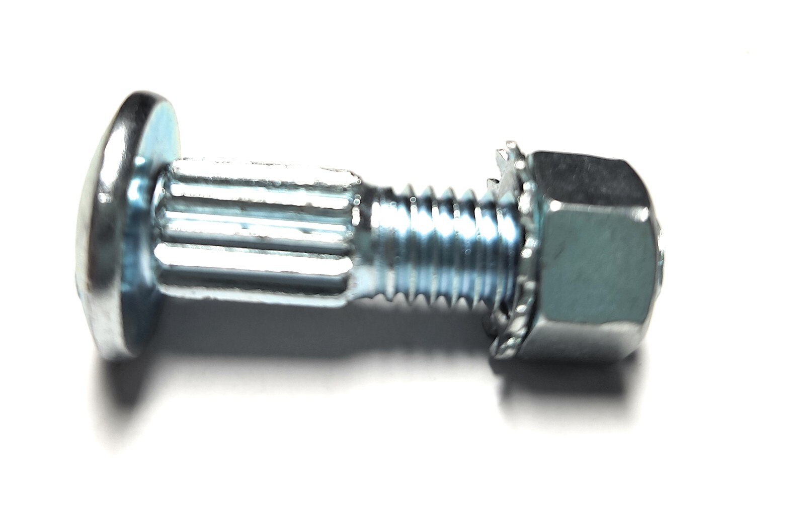 100 Carriage Bolts &* Nut Kit Knurled Ribbed Necks 1/4 x 2″ Length, Grade 5