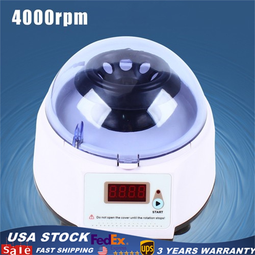 High Speed Blood Centrifuge Machine Mini Microcentrifuge 4000rpm 0.2/0.5/1.5/2ml
