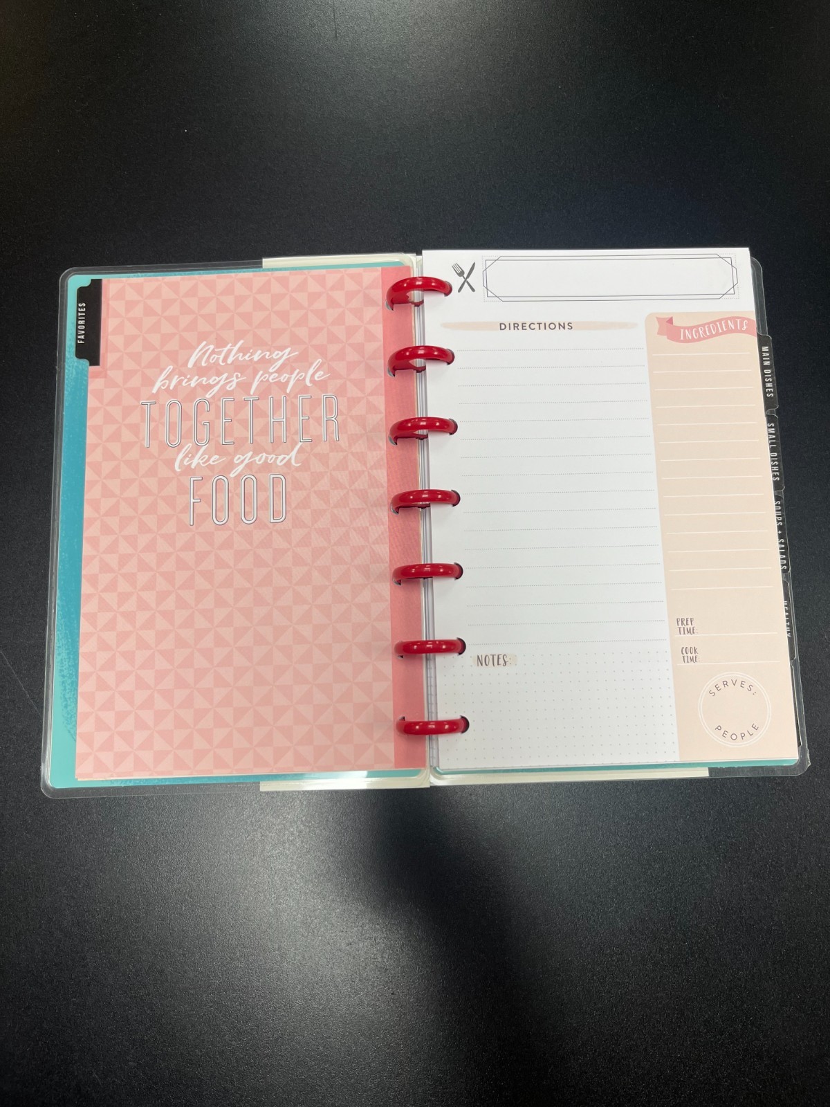 NEW!! Happy Planner Foodie Bundle – Classic Notes, Mini Recipe Organizer & More!