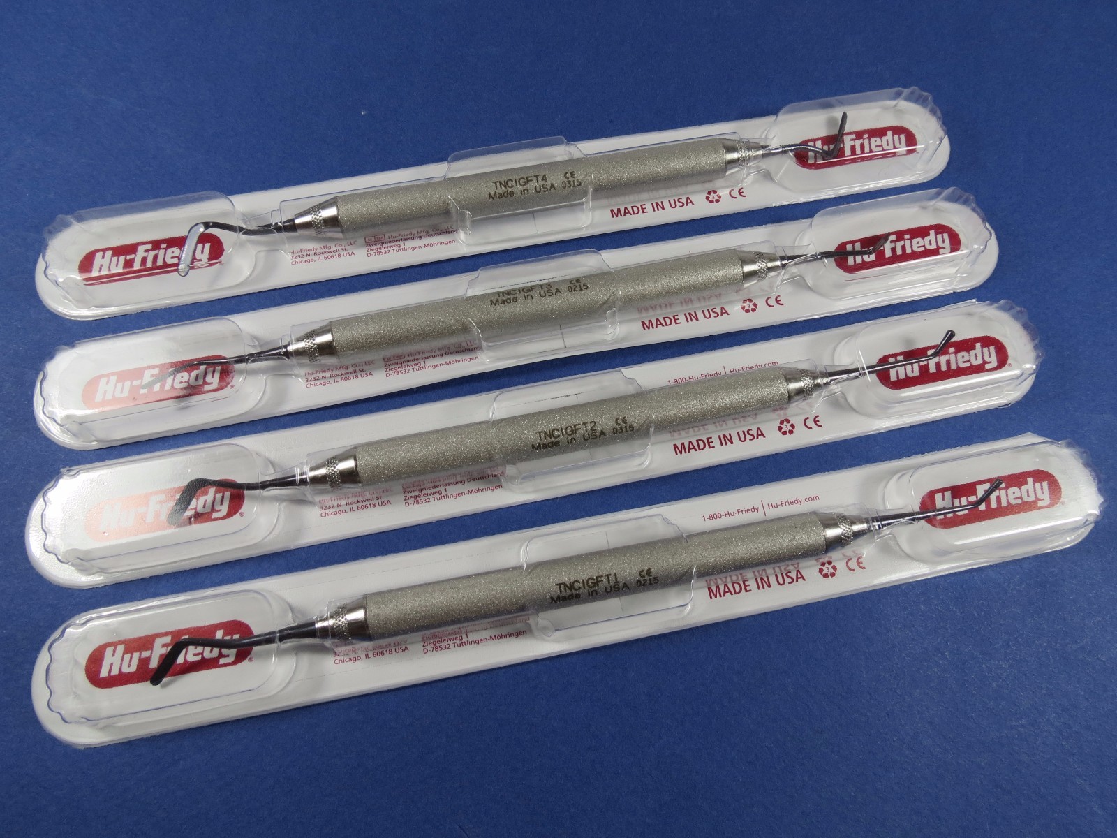 Composite Spatula Contouring Flexi Thin T1/T2/T3/T4 Kit /4 Pcs HU FRIEDY