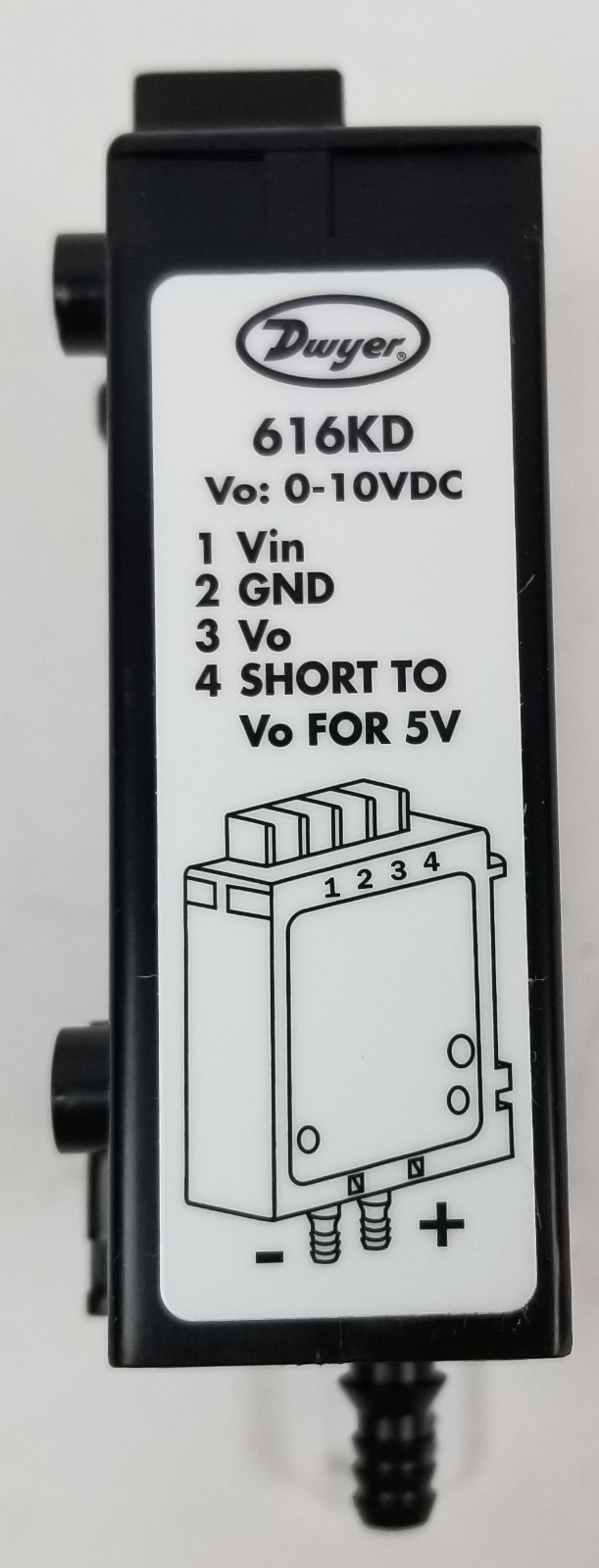 Dwyer 616KD-01-V One-Touch® Differential Pressure Transmitter NEW