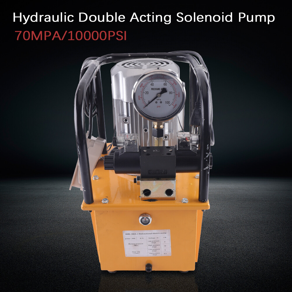 Electric Driven Hydraulic Pump Double-act Pedal Control Solenoid Valve 1400r/Min