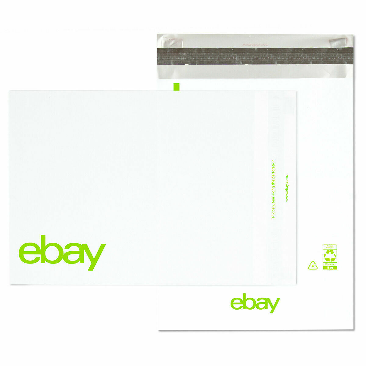 30 New eBay-Branded Polymailer Red Green & Blue 10″ x 12.5″ (No Padding)