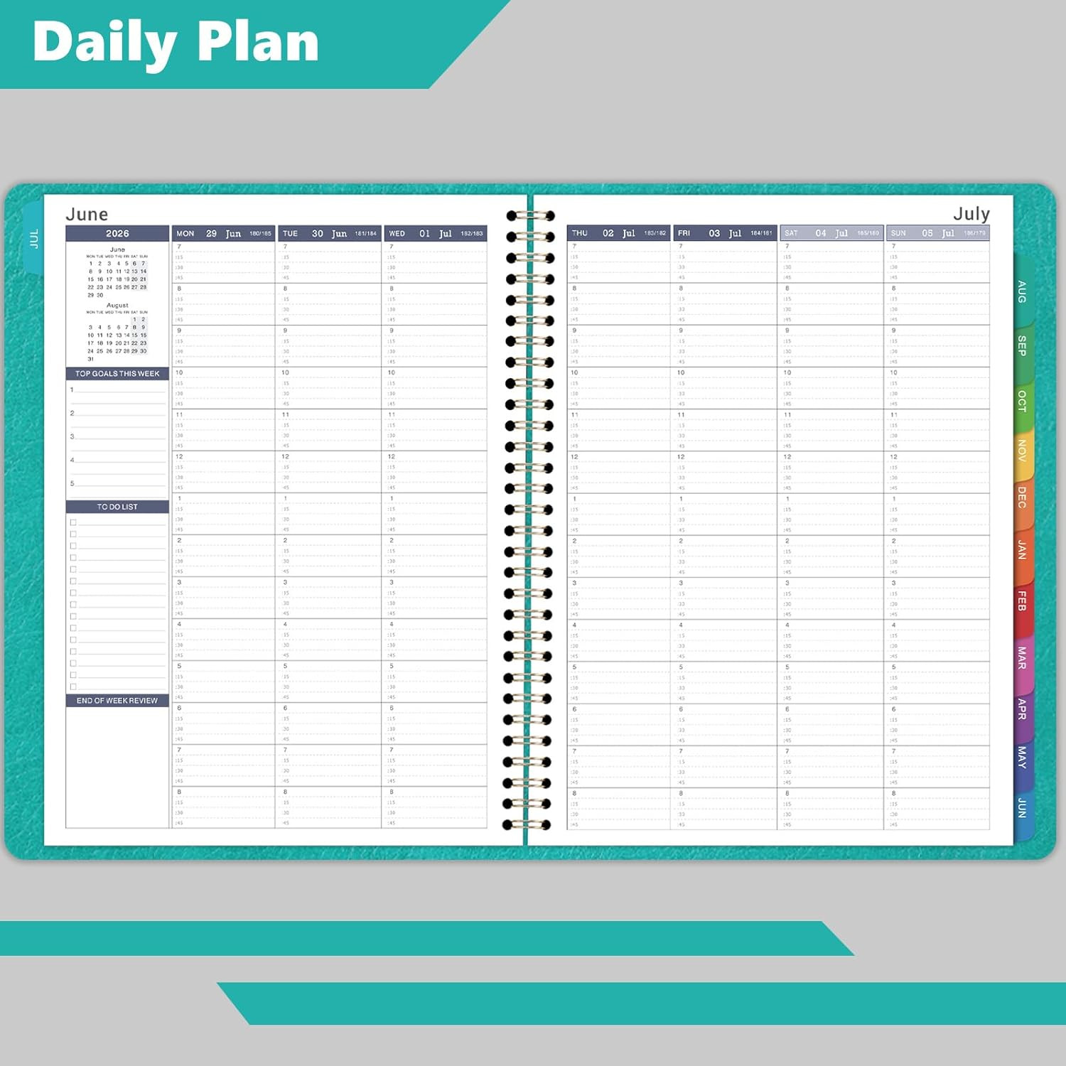 Weekly Appointment Book & Planner 2026-2027 – Large 2026-2027 Daily Hourly Plann
