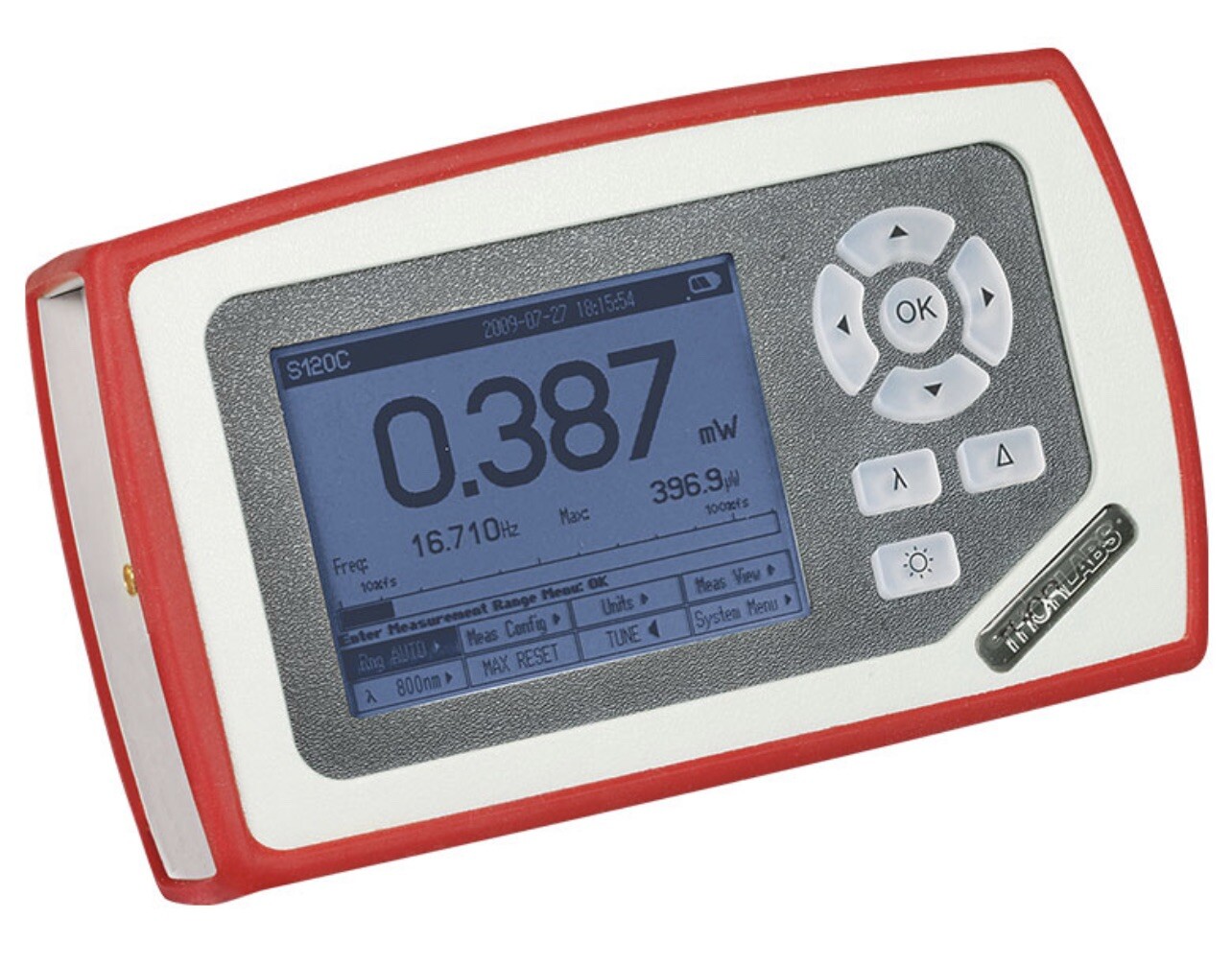 Thorlabs PM100D – Compact Power and Energy Meter Console, Digital 4″ LCD