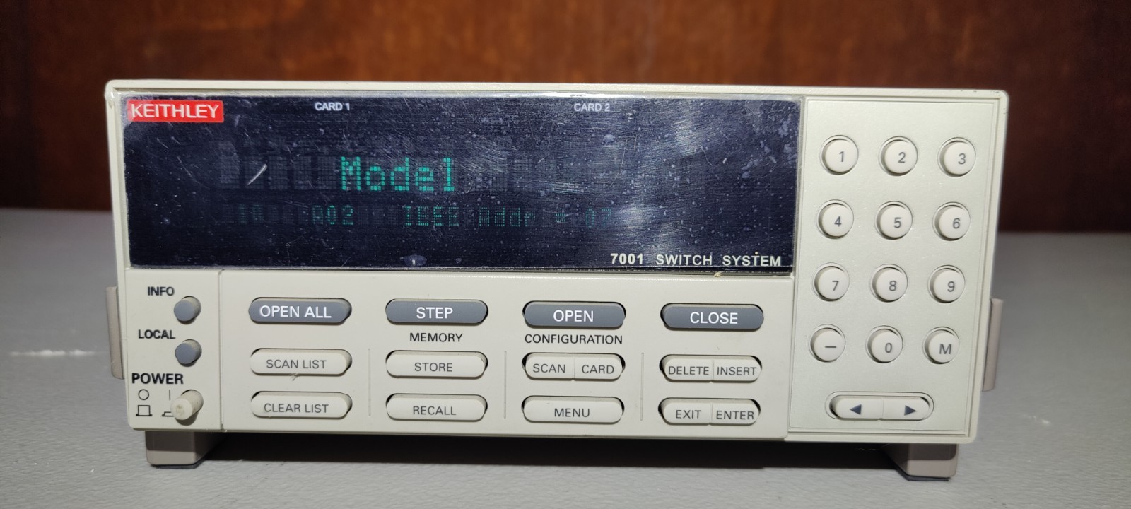 Keithley 7001 Switch System w/ 7014 Thermocouple Multiplexer
