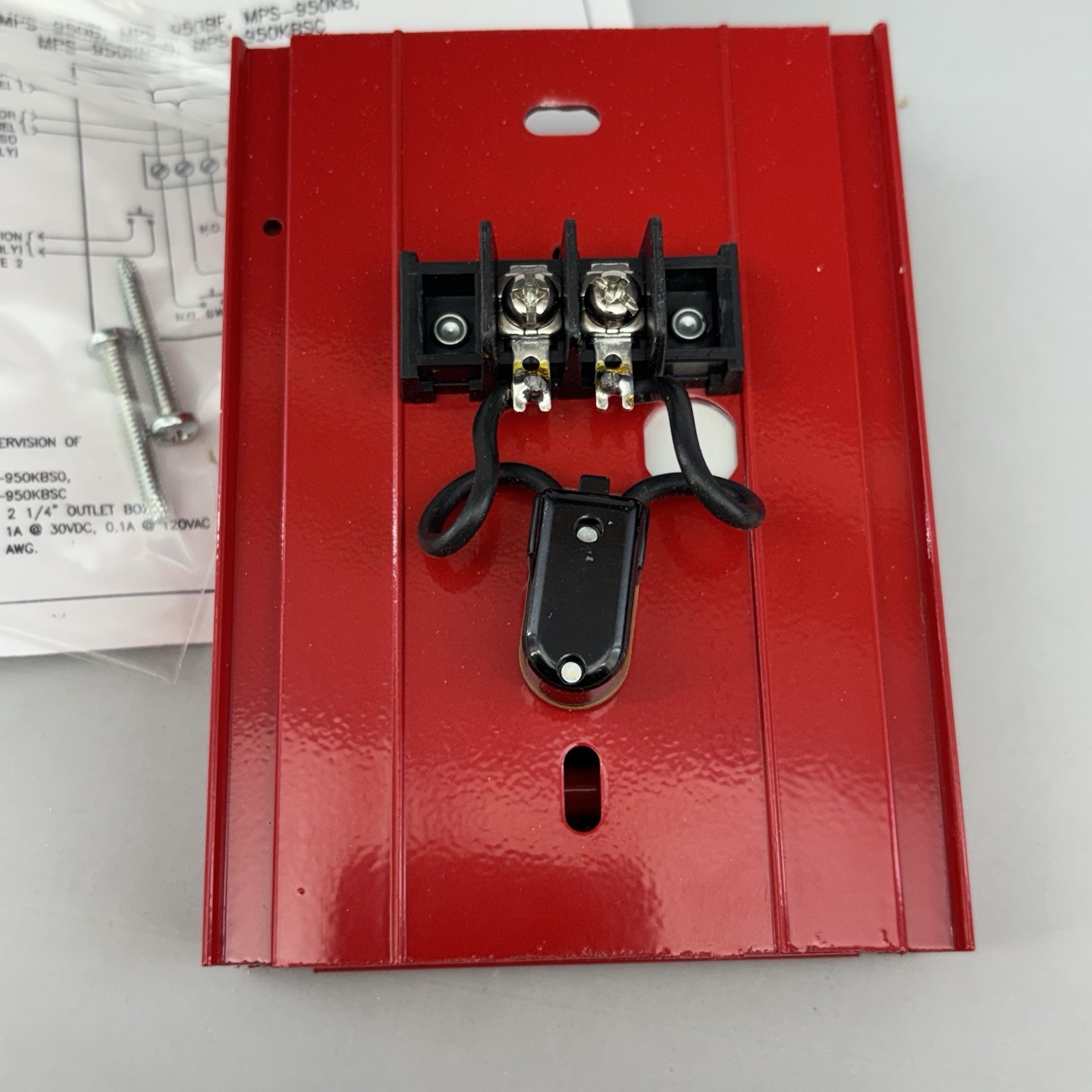 Fire-Lite MPS-950B Series Single Stage Non-Coded Manual Fire Alarm Pull Station