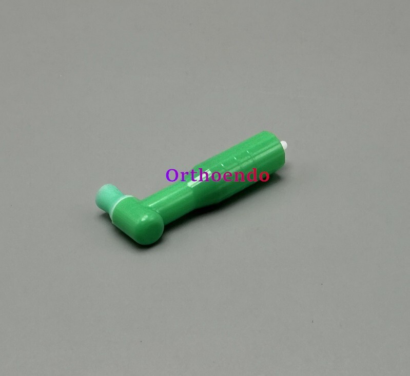 Dental Disposable Prophy Angles Soft Cups for Contra Angle 90° angle Green 500pc