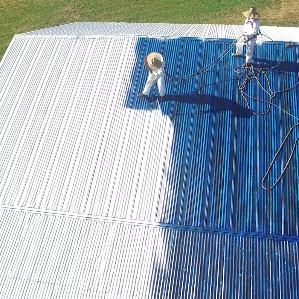 5 Gal. White Maximum-Stretch Rubber and Acrylic Reflective Roof Coating