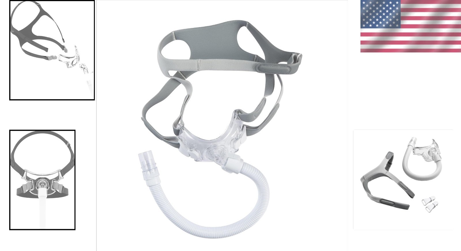 Amara View Replacement Assembly Kit – Roya Medical Frame, Hose, Headband, Clips