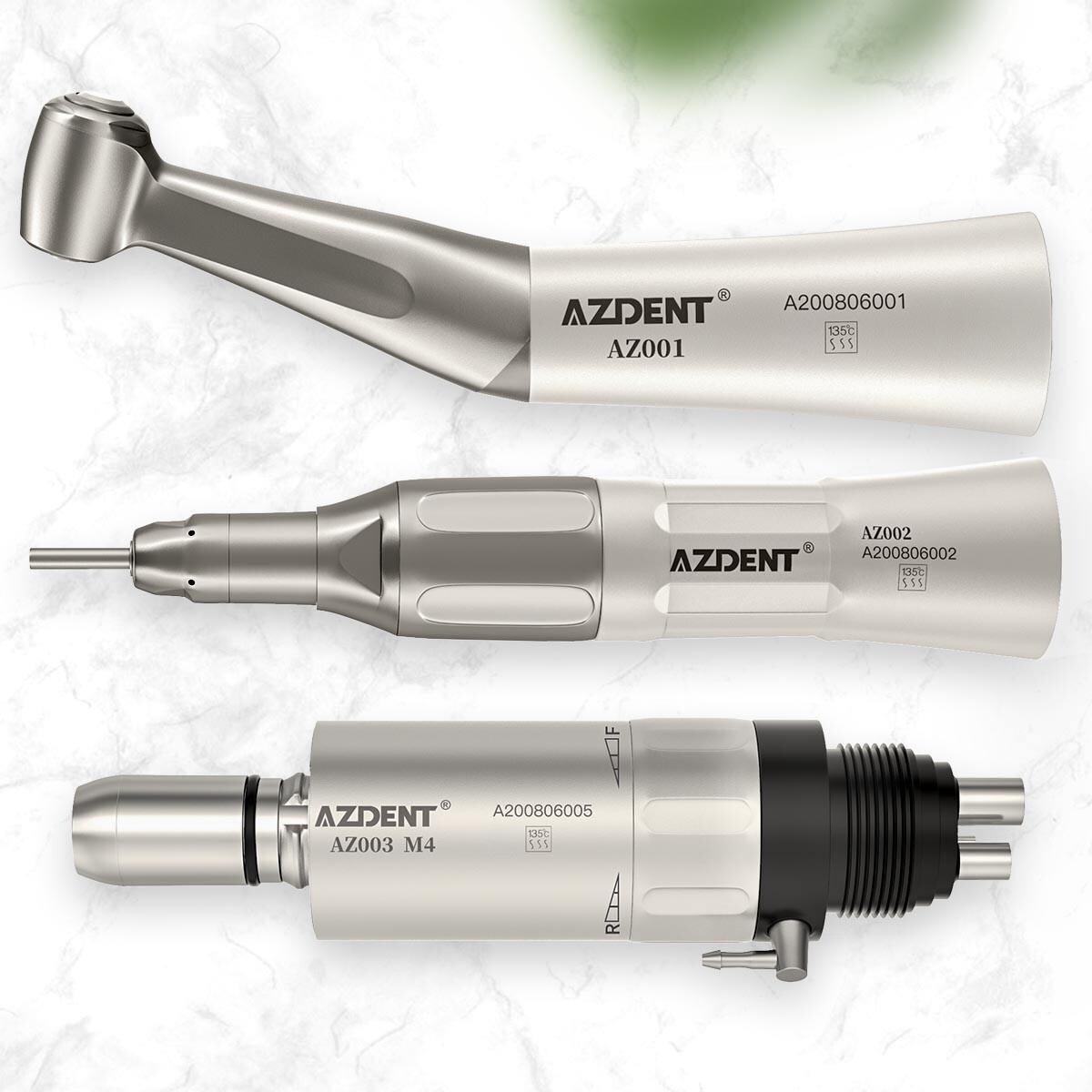 Joydental Dental Low High Speed Handpiece Kit/ Contra Angle+Straight+Air Motor