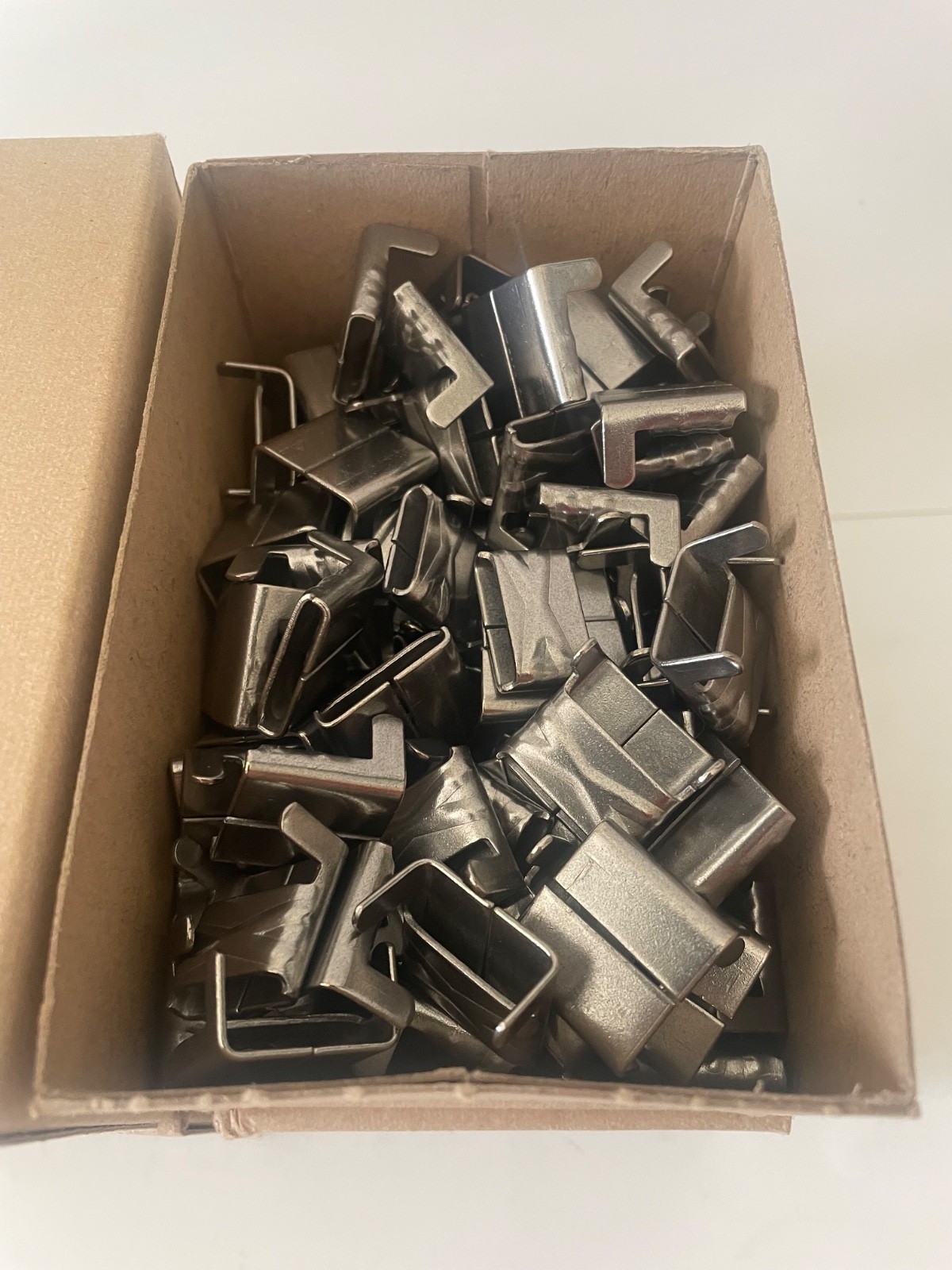 100 Count – Wing Seals Banding Clips Strapping 3/4″ 304 Stainless Steel ST156