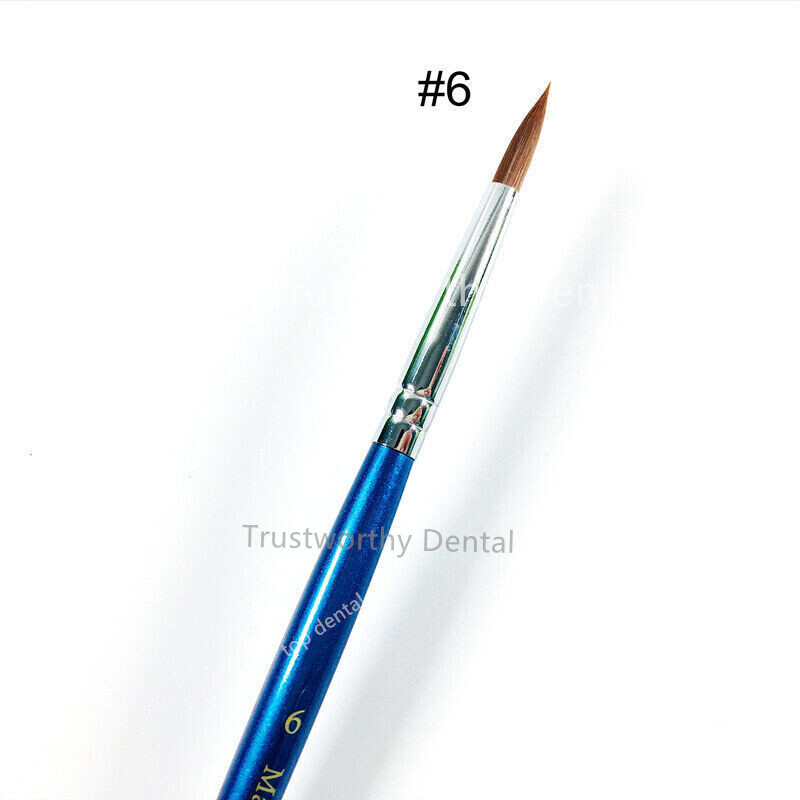 Dental Blue&Green Lab Porcelain Teeth Brush Ceramic Brushes Denture Pen