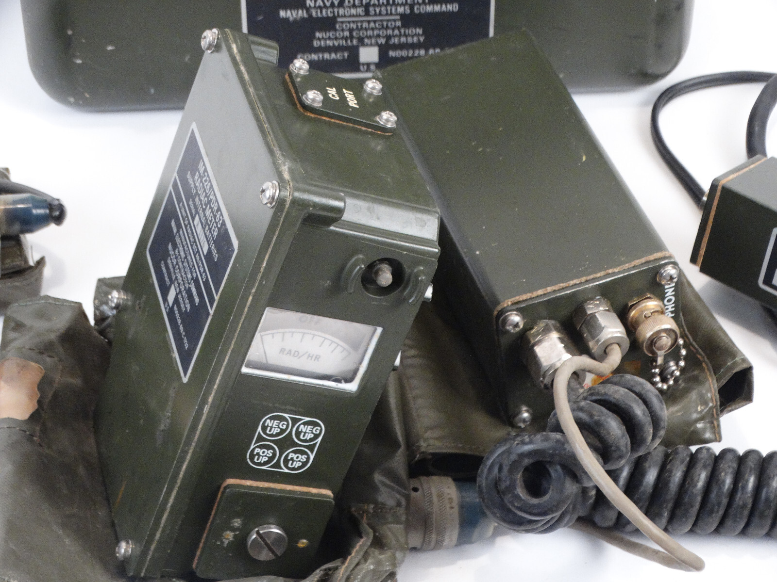 1969 Vietnam War US Navy AN/PDR-63 Radiac Set (NUCOR Corp) VINTAGE