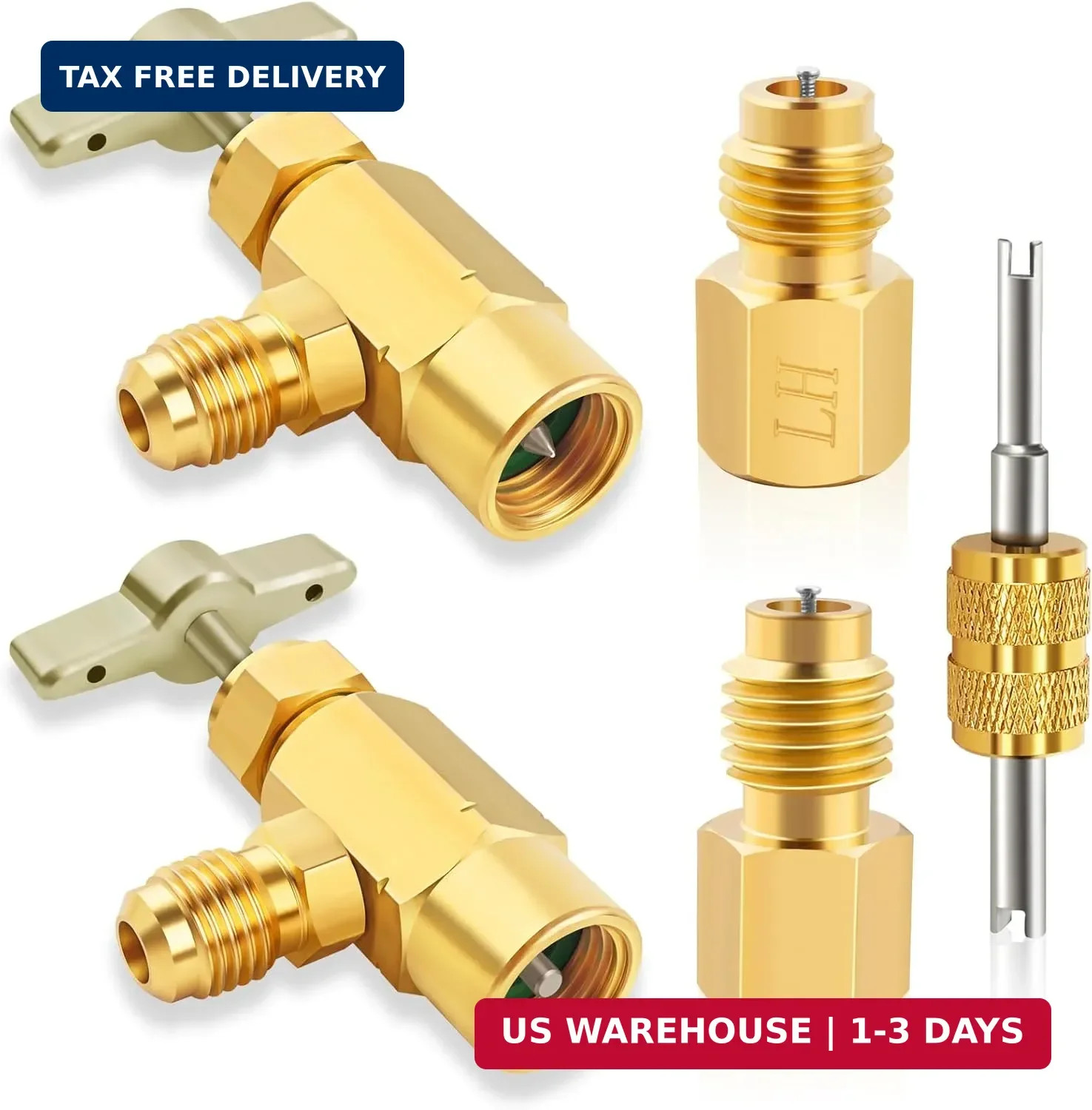 R1234YF Can Tap, R1234YF Self-Sealing and Puncture Style Refrigerant Can Tap Val