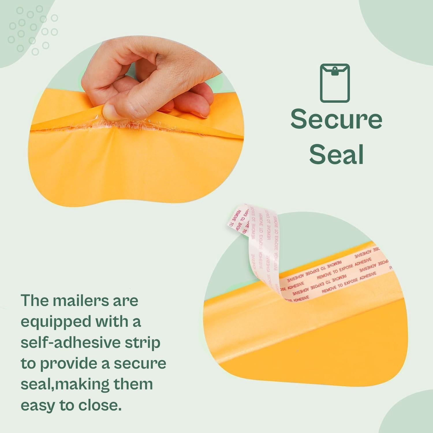 500 #000 4×8 Kraft Paper Bubble Padded Envelopes Mailers Shipping 4″ x 8″