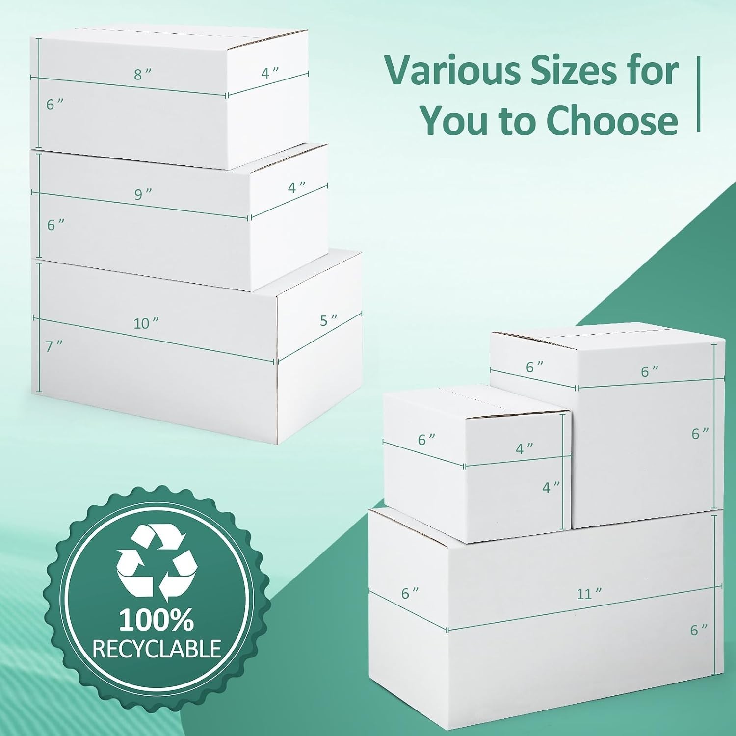 Customizable 30 Pack 9x6x4 Shipping Boxes – Perfect for Small Business Branding