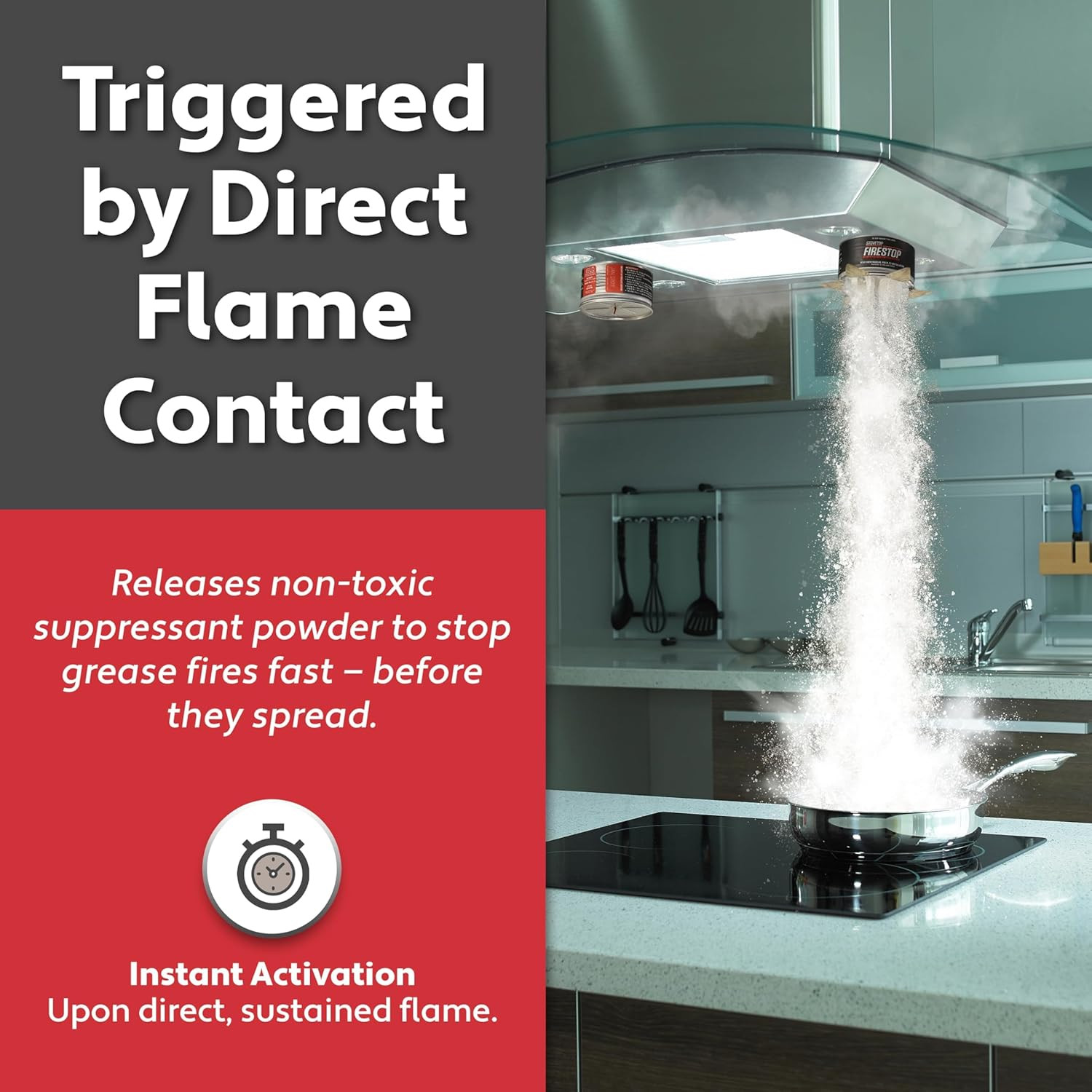 Rangehood® Fire Suppressor – Automatic StoveTop Fire Suppressor for Residential