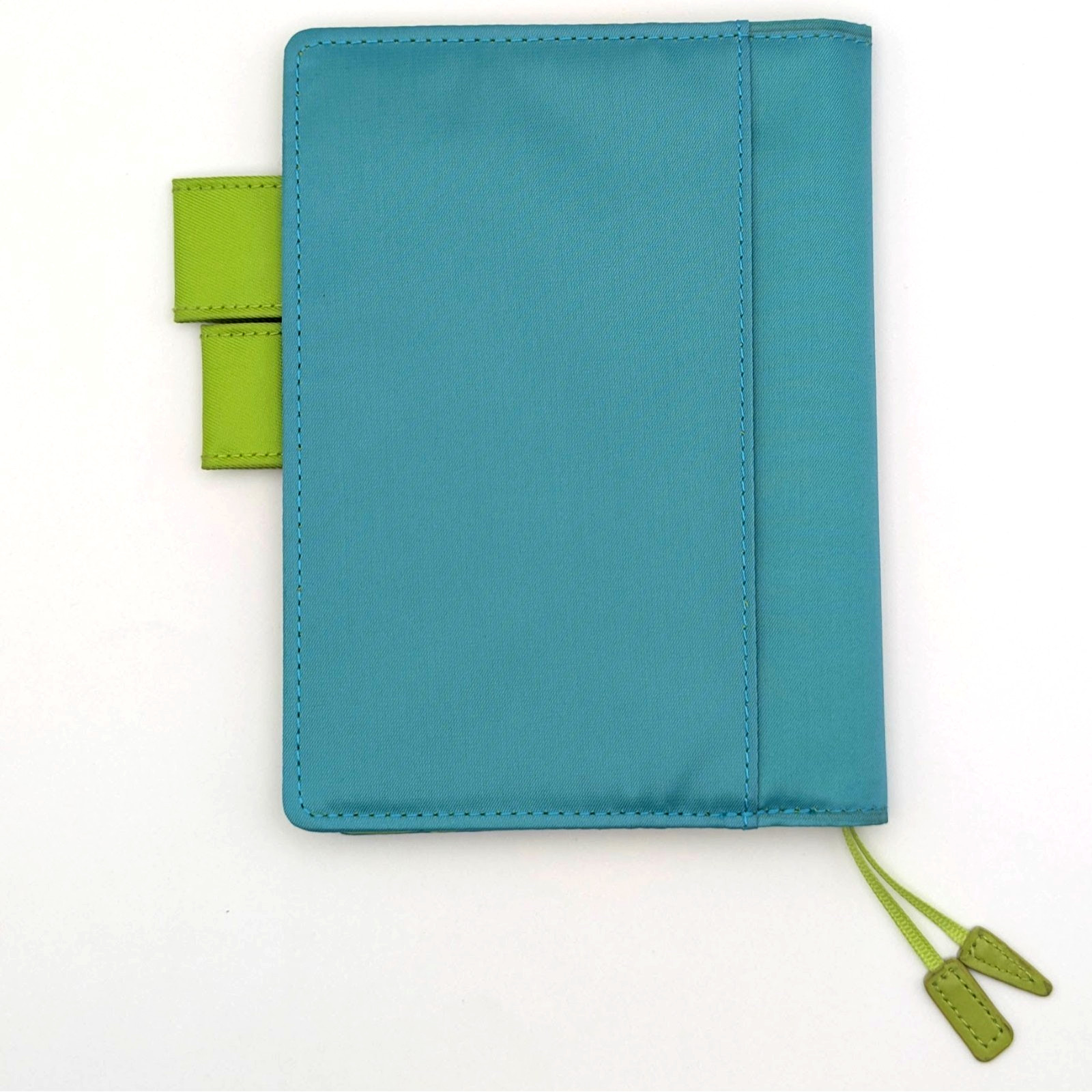 Hobonichi Cover Colors Blue Green A6 Cover on Cover Crazy Flower w/Pencil Board