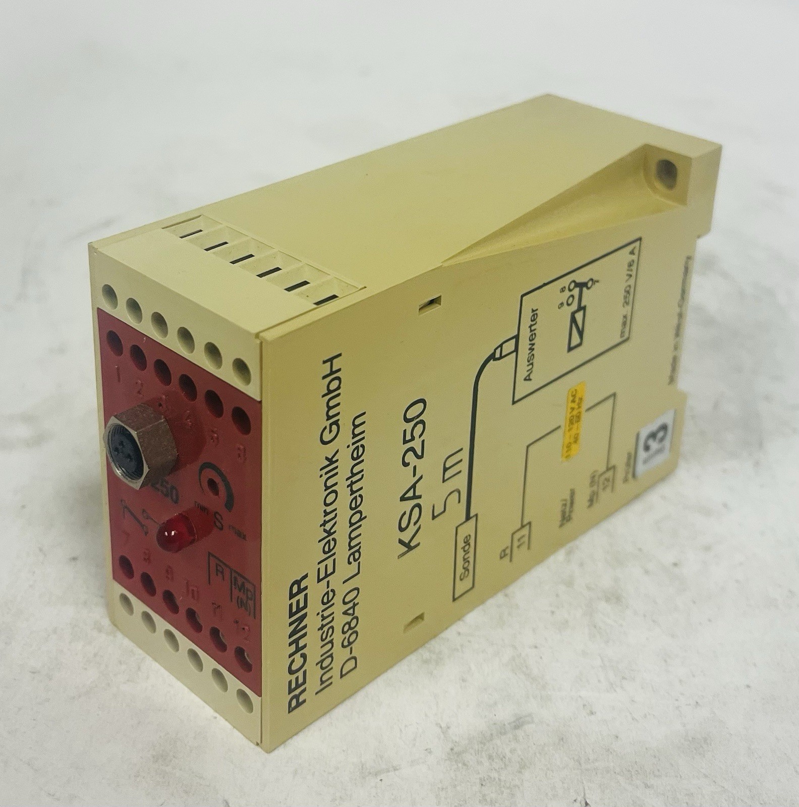 RECHNER NO. KSA-250-90-130VAC CAPACITIVE SENSOR RELAY 90-130VAC 2METER