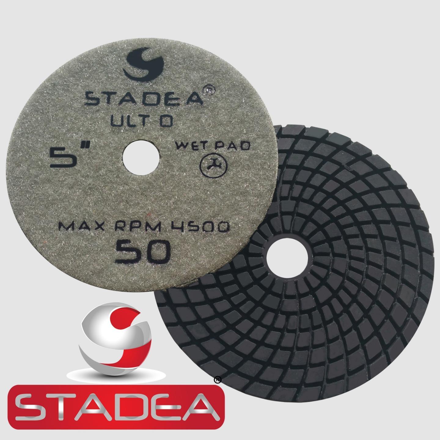 Stadea 5 Inch Granite Polishing Pads For Granite Quartz Marble Stone Polishing