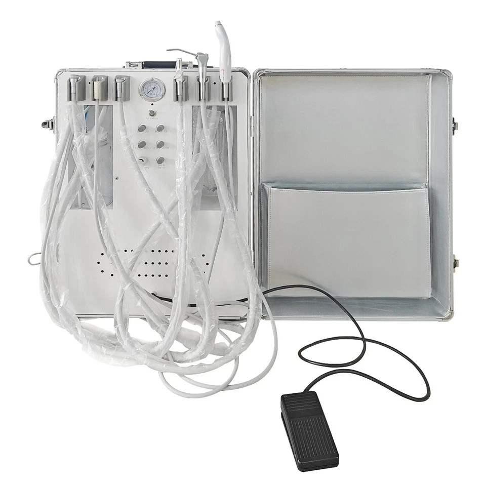Dental Unit System Air Compressor/Delivery Cart Treatment/Turbine Unit 4Hole US