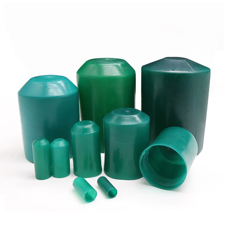 10-90mm Green Heat Shrink End Caps 2:1 Adhesive Glue Lined Cable Insulation Seal